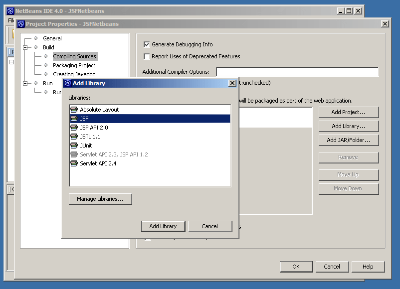 Registering a library